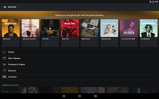 Download spotify for free android app
